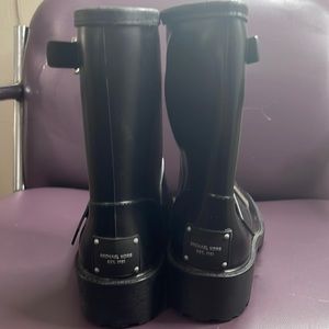 Black Michael Kors Combat boots